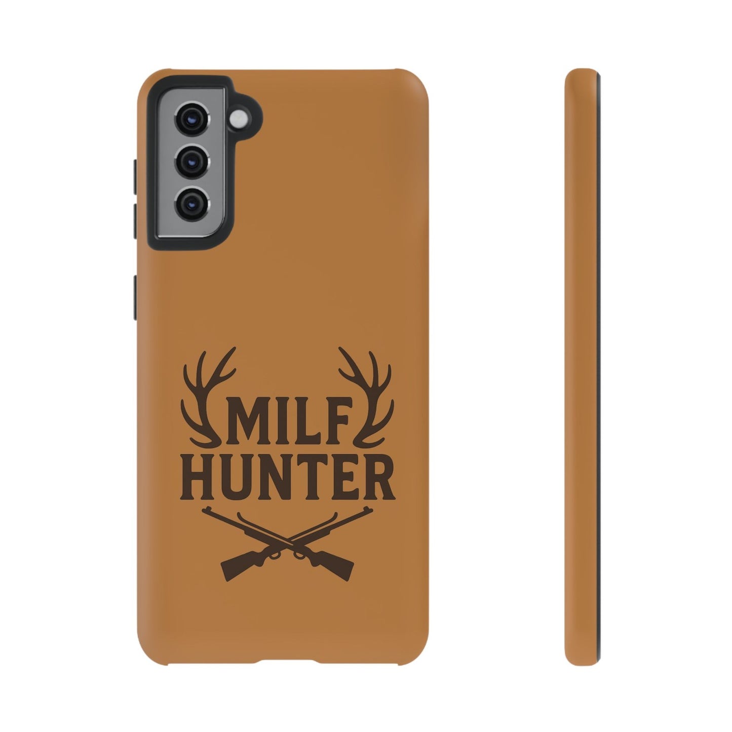 Phone Case, Funny Milf Hunter Design for Tough Cases, Rugged Protective Cover,