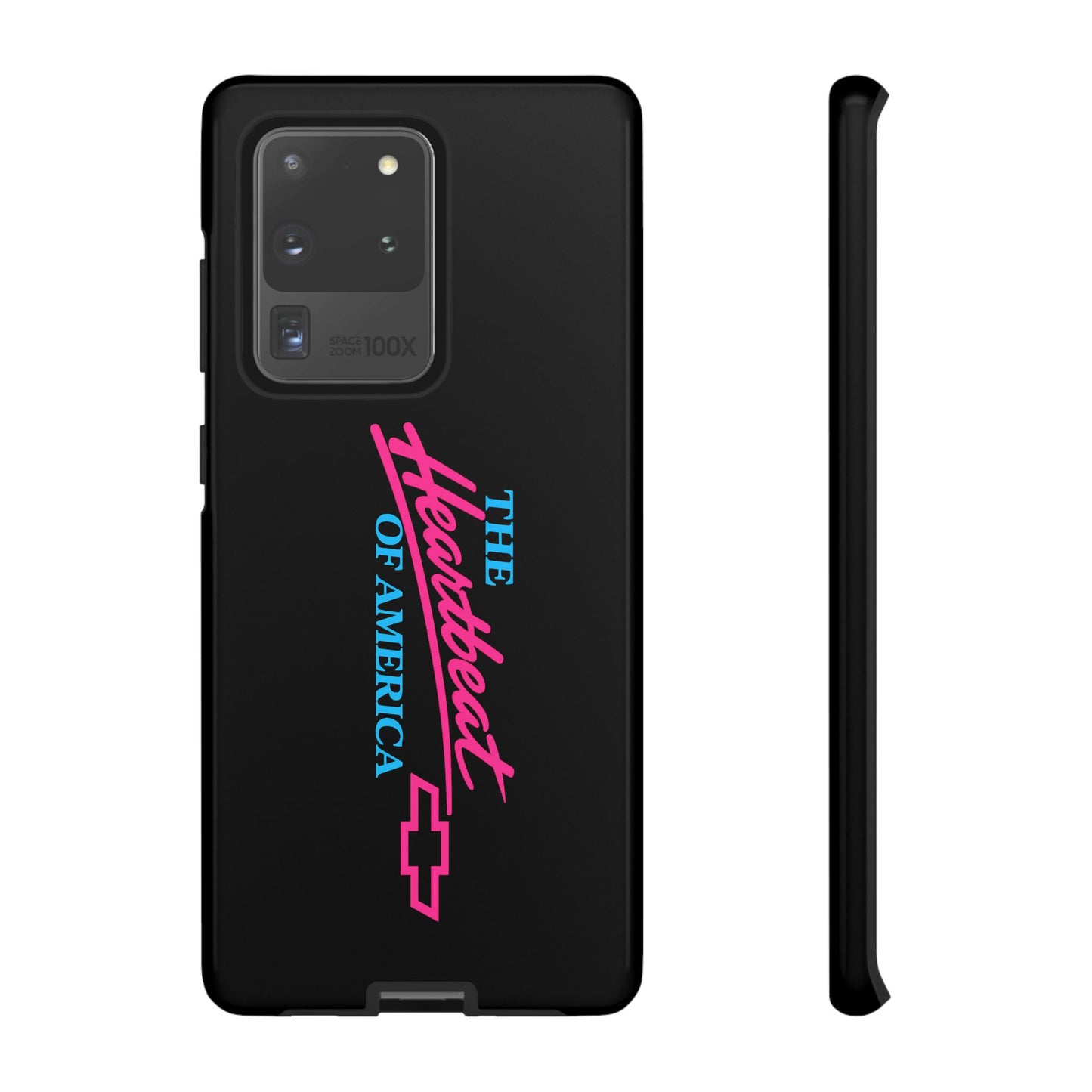 Phone Case — “The Heartbeat of America” Retro Chevy Logo, Slim Protective Cover