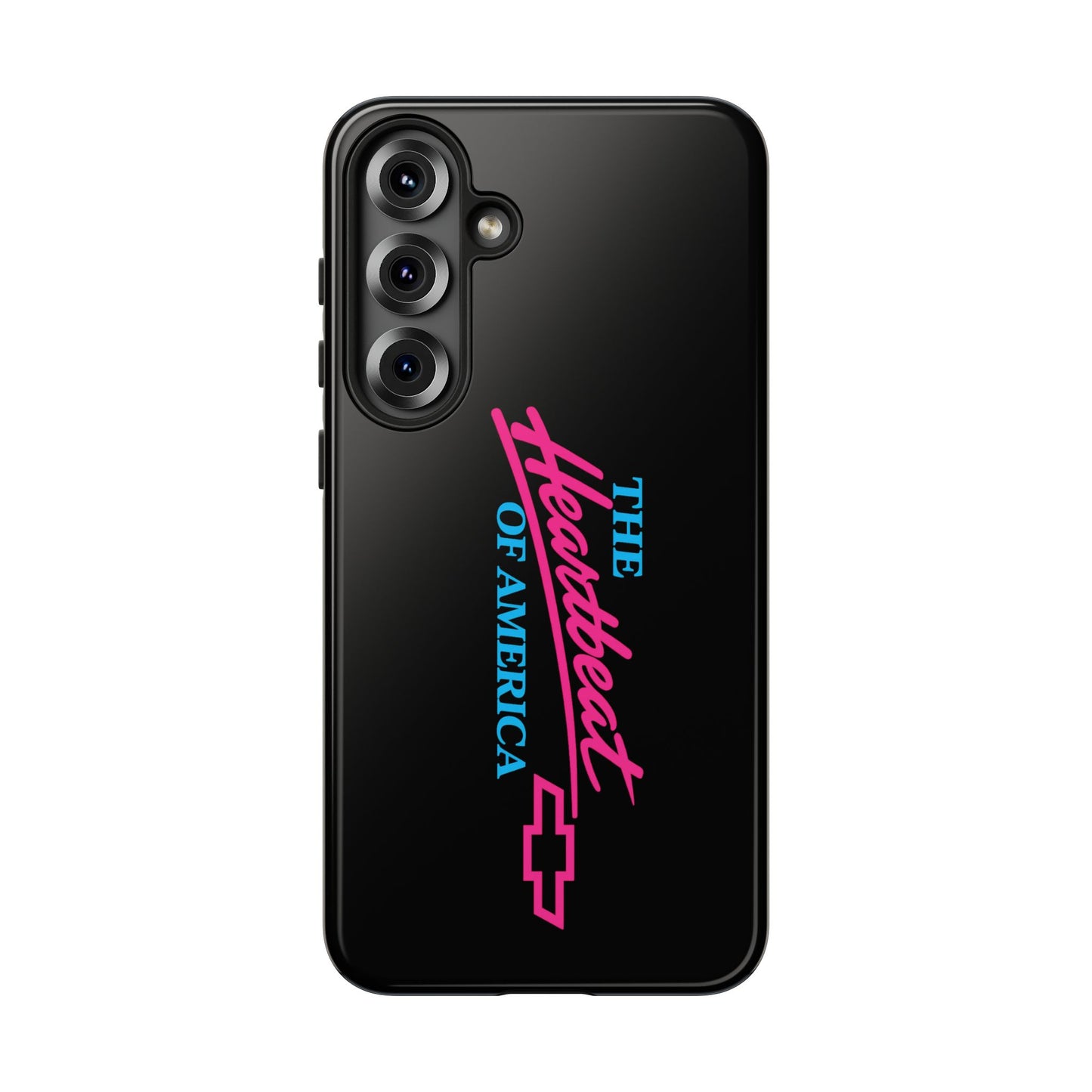 Phone Case — “The Heartbeat of America” Retro Chevy Logo, Slim Protective Cover