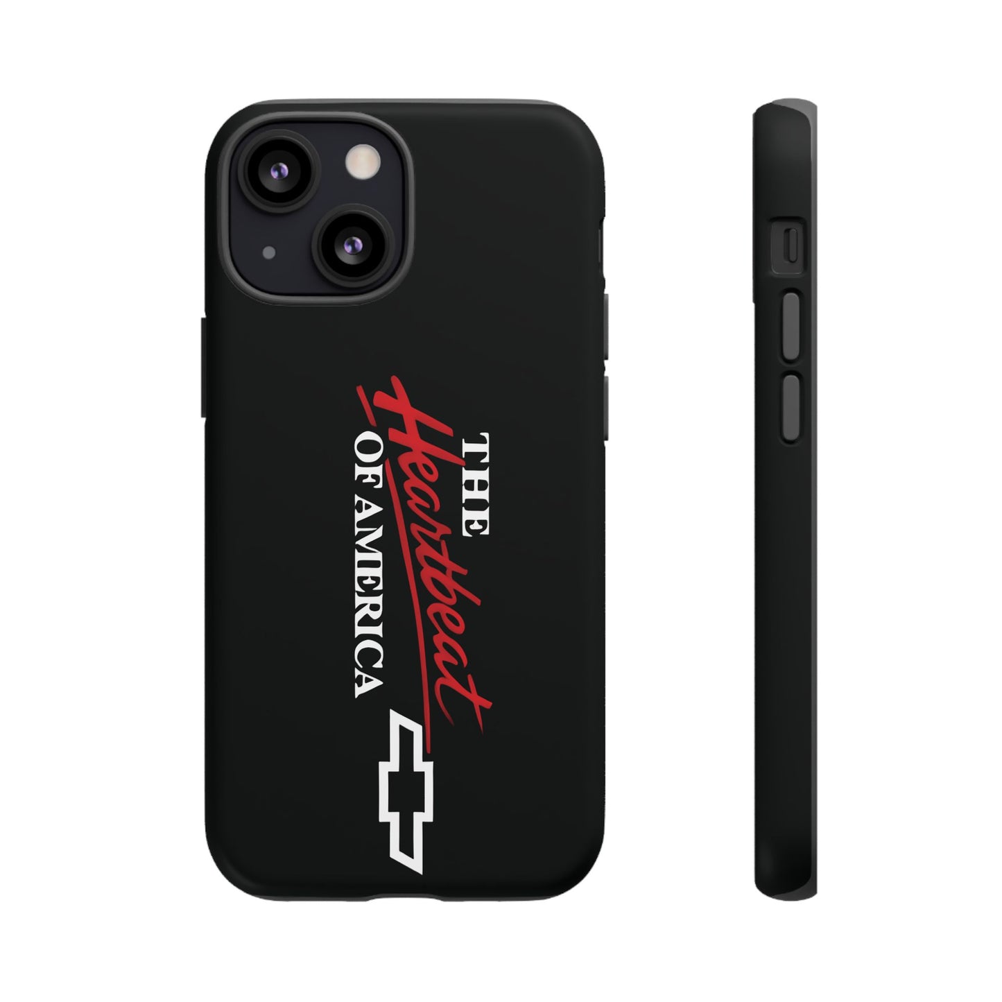 Chevy Phone Case, Tough Cases for Car Lovers, Vintage Style Cover, Heartbeat