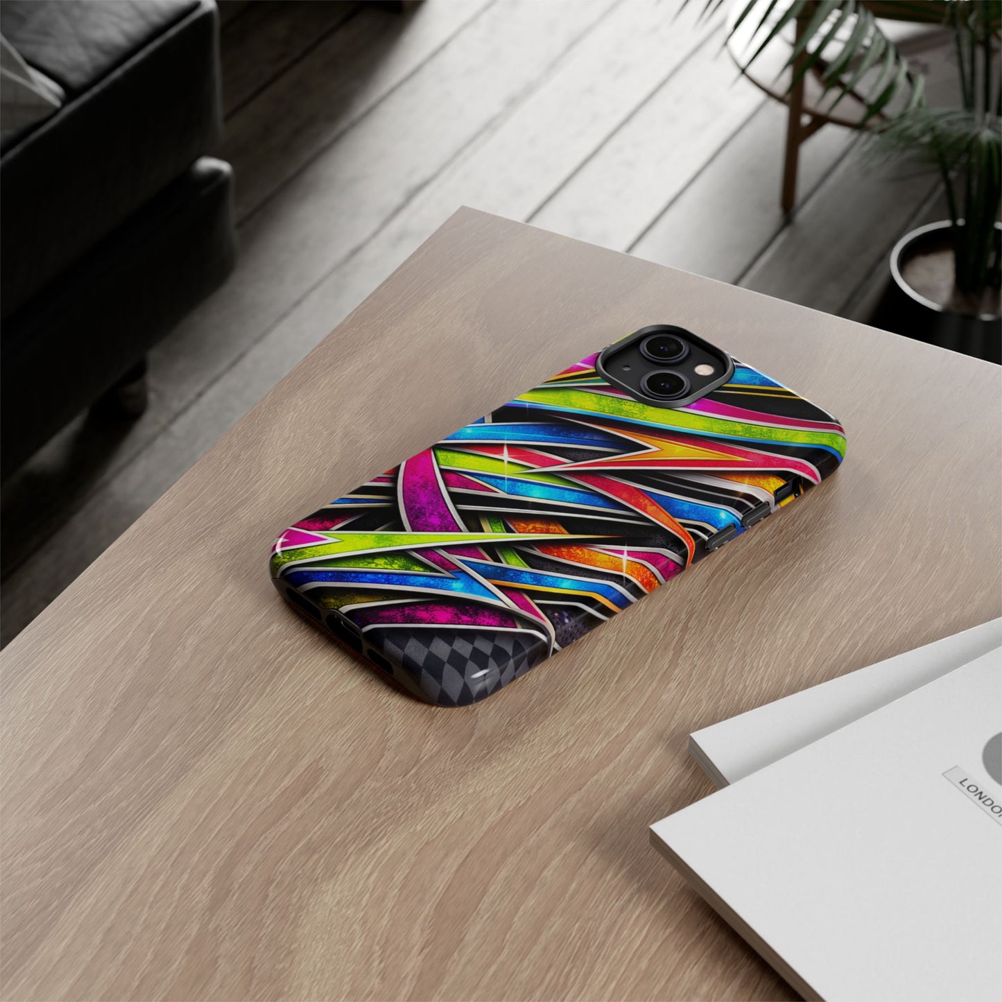 Minitruck Inspired Graphic Tough Phone Case – Impact Resistant