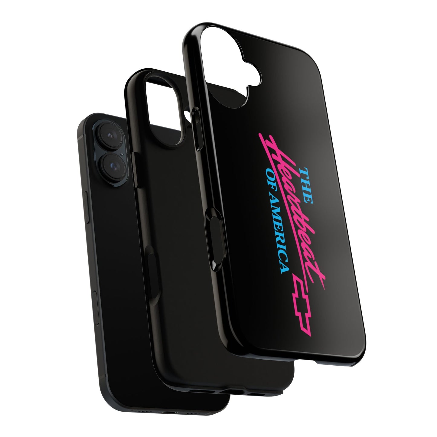 Phone Case — “The Heartbeat of America” Retro Chevy Logo, Slim Protective Cover