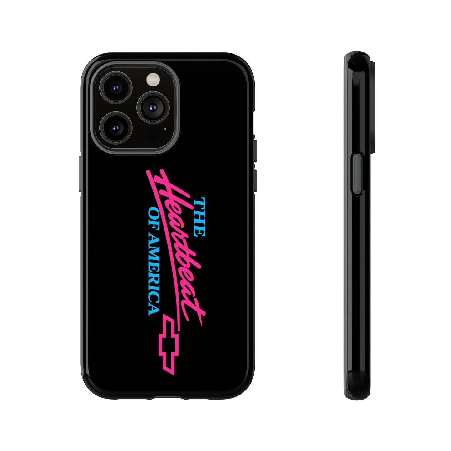 Phone Case — “The Heartbeat of America” Retro Chevy Logo, Slim Protective Cover