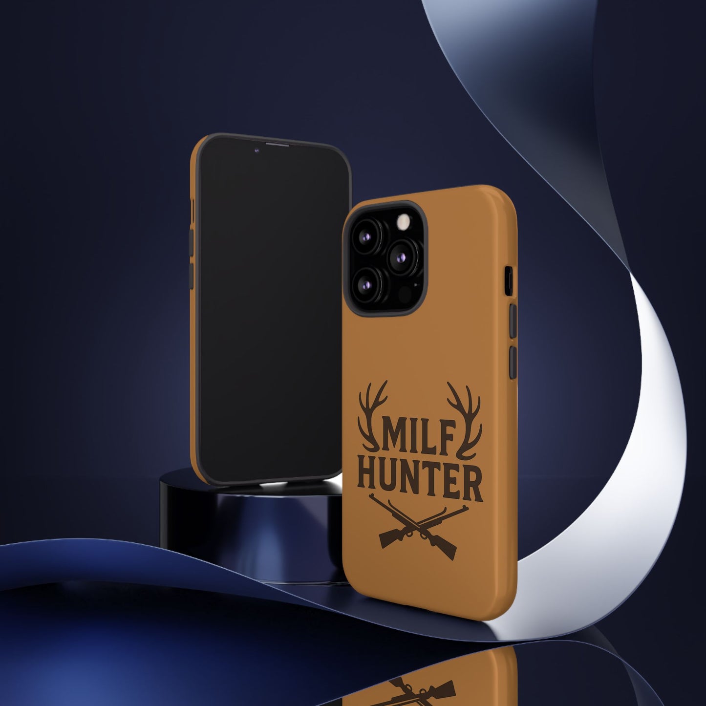 Phone Case, Funny Milf Hunter Design for Tough Cases, Rugged Protective Cover,