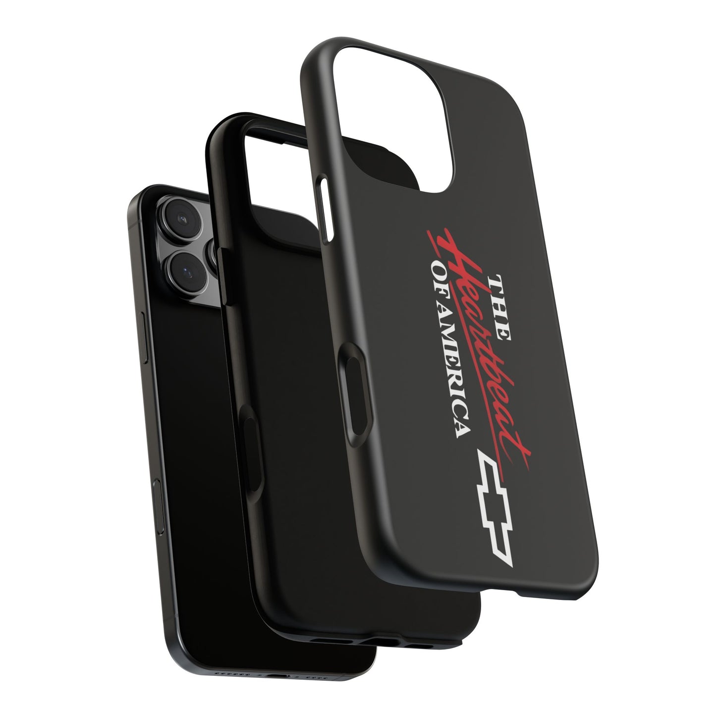 Chevy Phone Case, Tough Cases for Car Lovers, Vintage Style Cover, Heartbeat