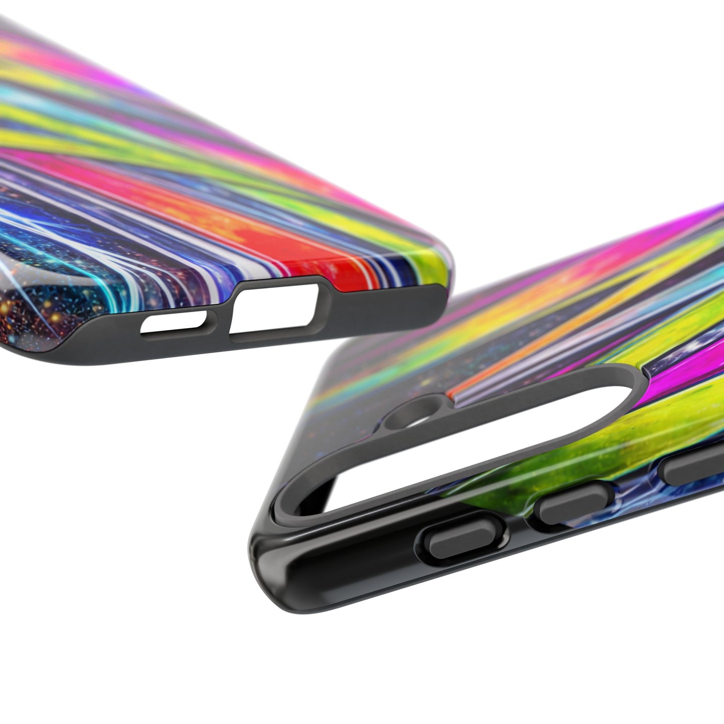 Neon Graffiti Phone Case | Tough Case, Vivid Abstract Street Art