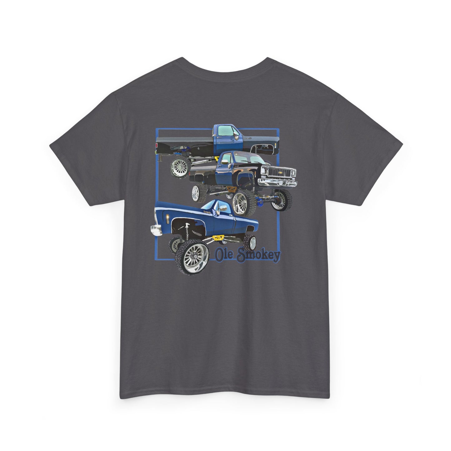 Classic Chevy Truck Tee — Vintage Blue Pickup Graphic Shirt
