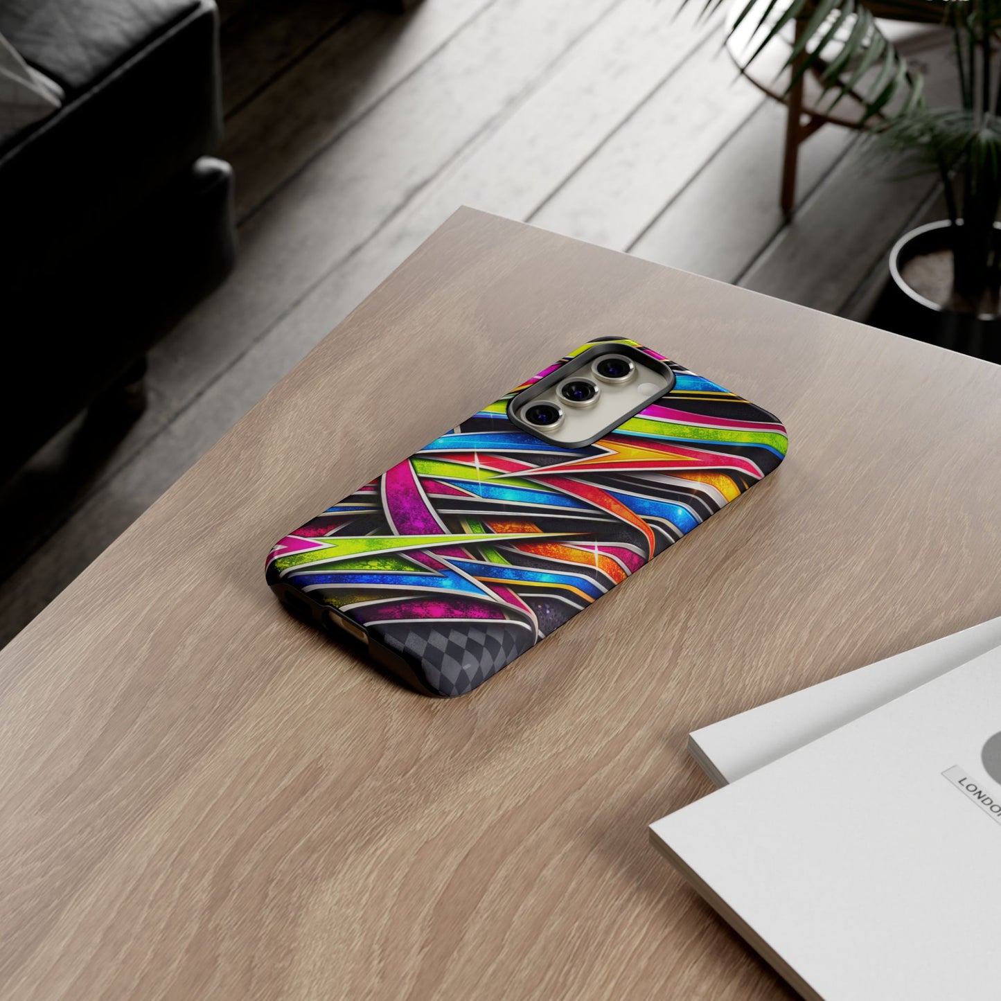 Minitruck Inspired Graphic Tough Phone Case – Impact Resistant