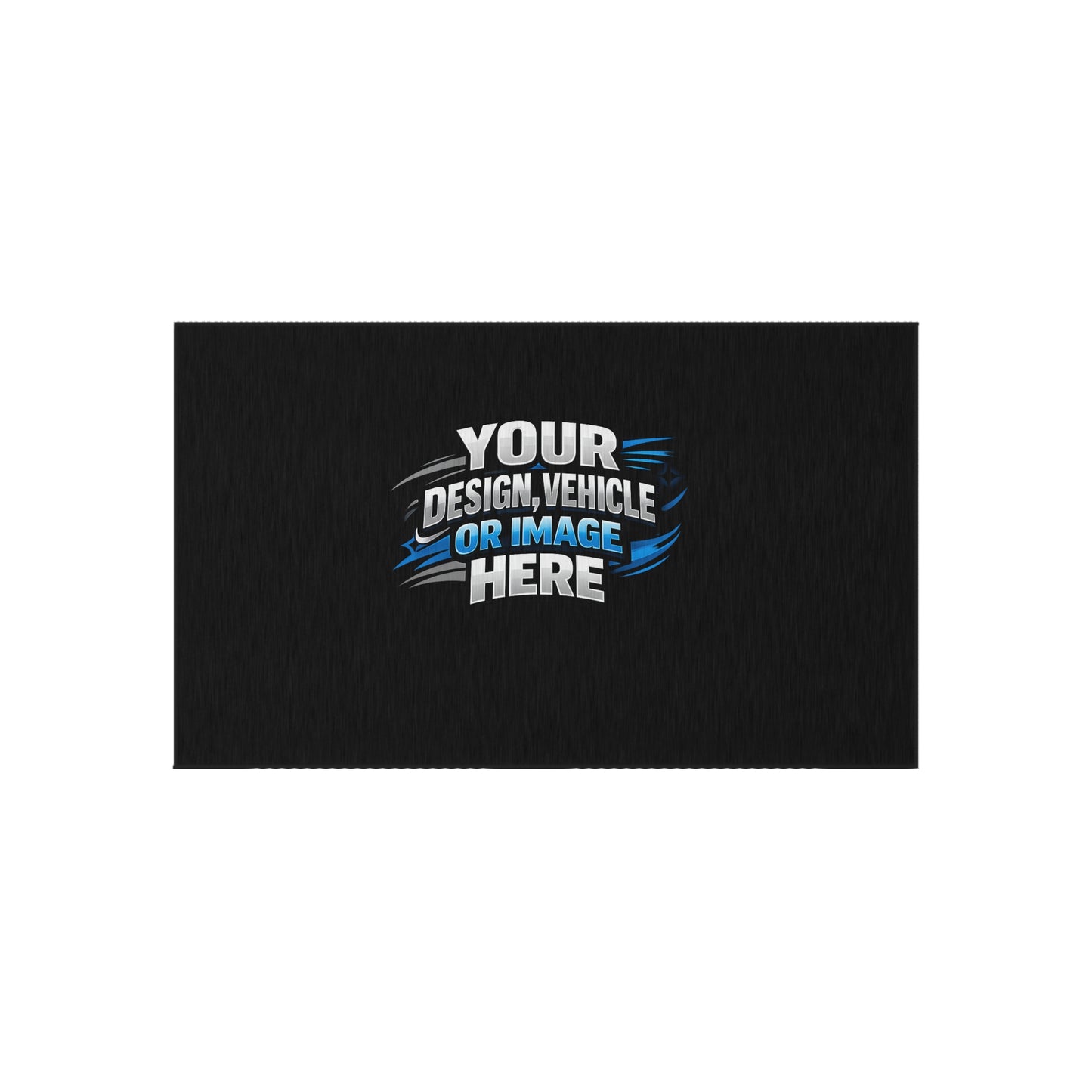 Custom Outdoor Rug — Personalized Design, Vehicle or Image Print