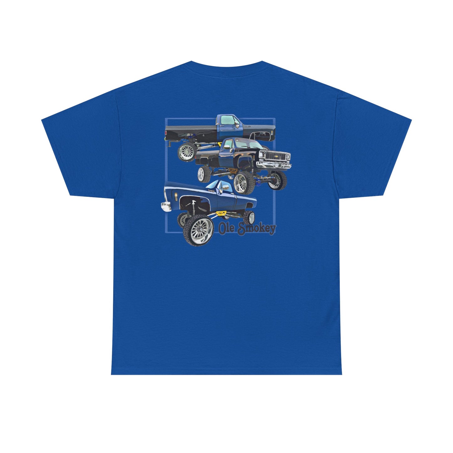 Classic Chevy Truck Tee — Vintage Blue Pickup Graphic Shirt