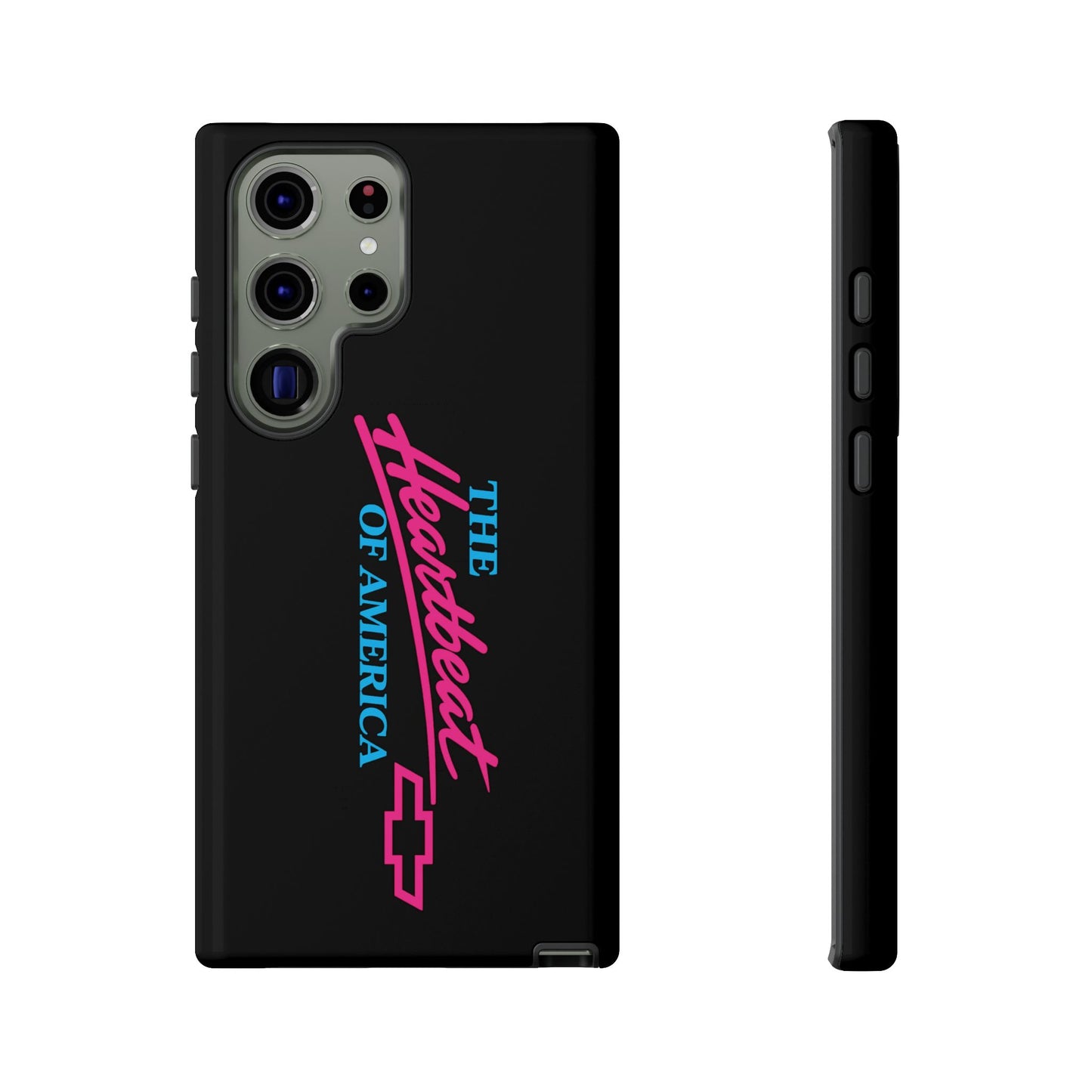 Phone Case — “The Heartbeat of America” Retro Chevy Logo, Slim Protective Cover