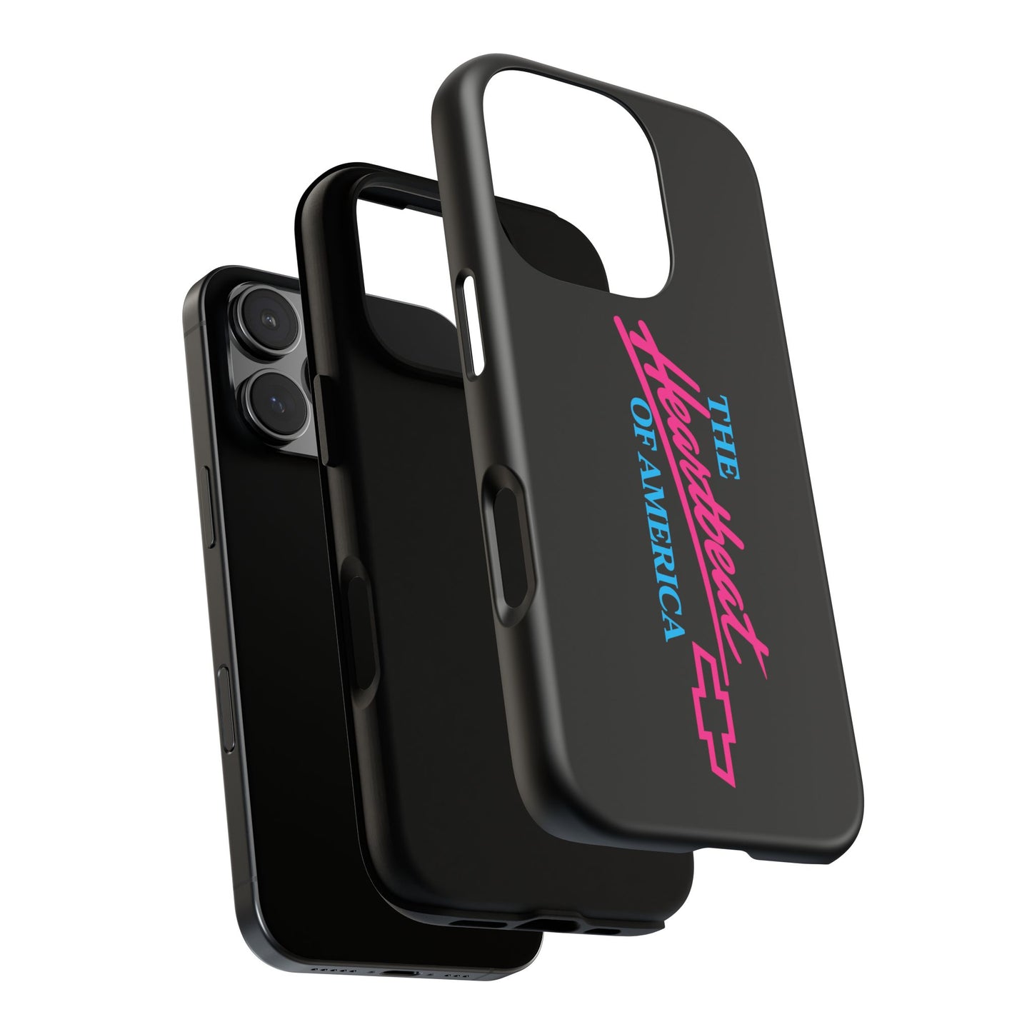 Phone Case — “The Heartbeat of America” Retro Chevy Logo, Slim Protective Cover