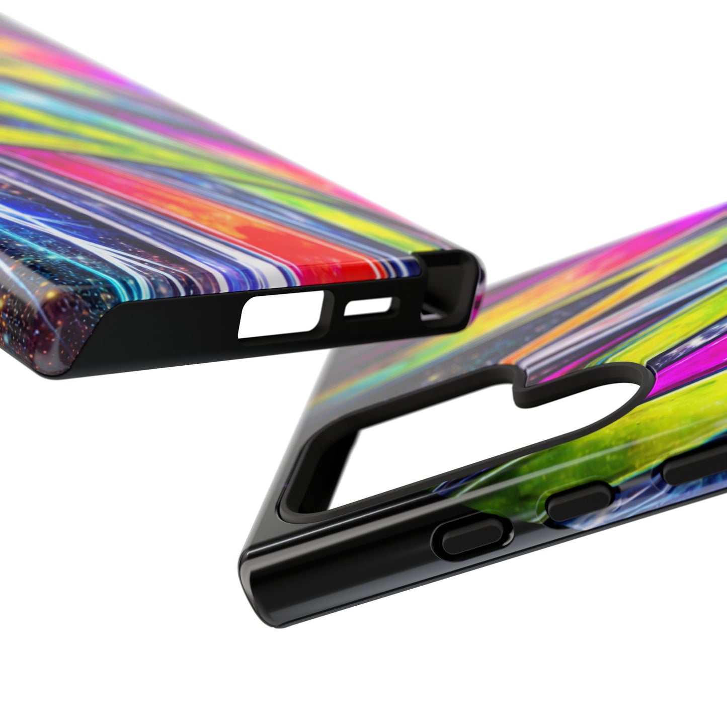 Neon Graffiti Phone Case | Tough Case, Vivid Abstract Street Art