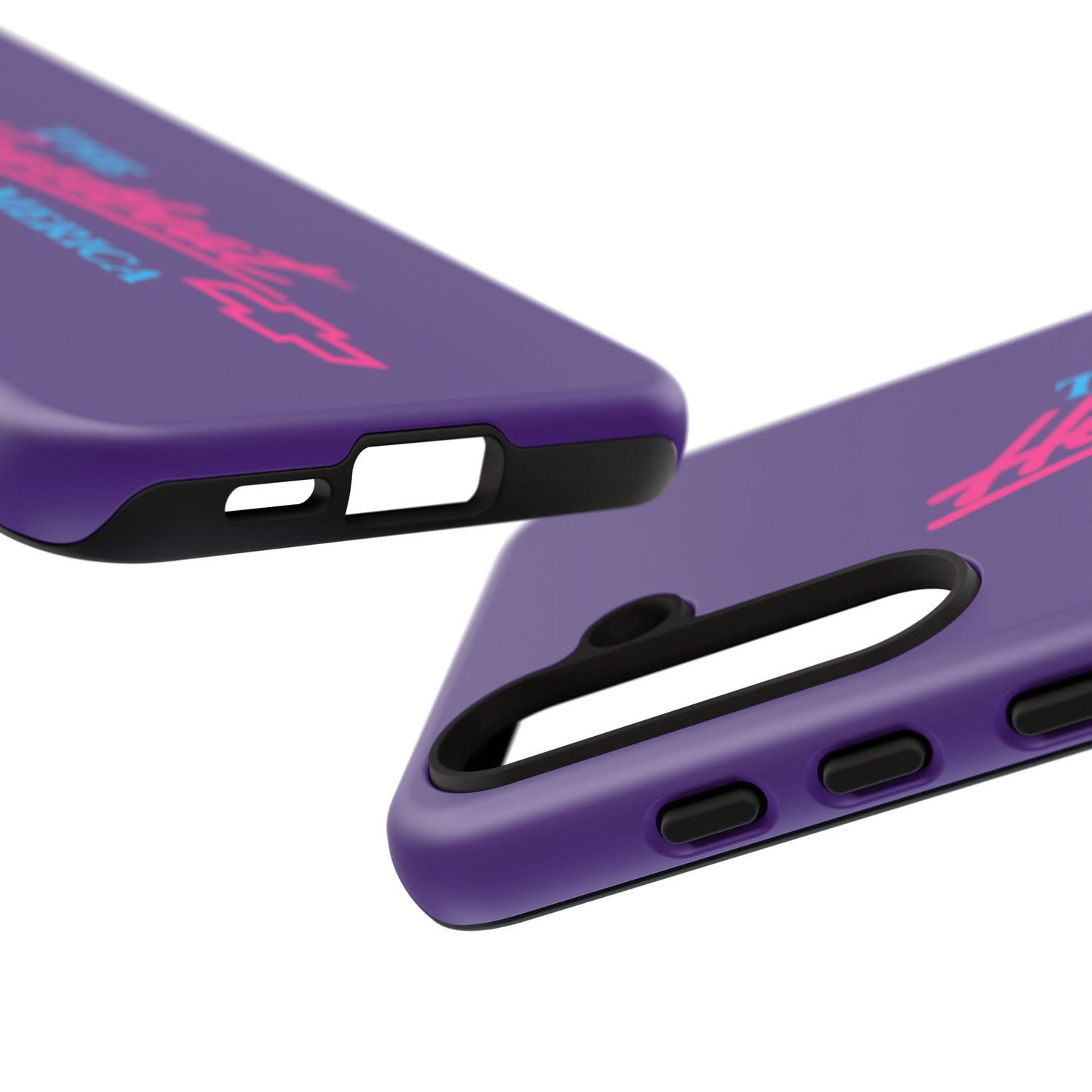 Purple  “The Heartbeat of America” Retro Chevy Logo, Slim Protective Cover