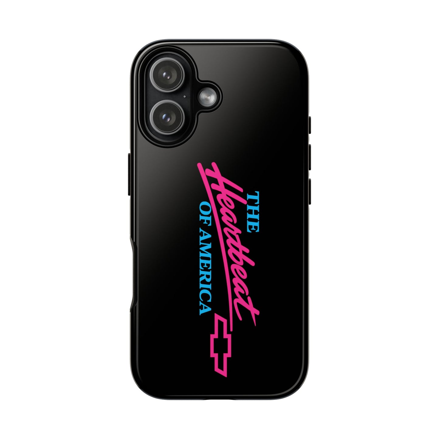 Phone Case — “The Heartbeat of America” Retro Chevy Logo, Slim Protective Cover
