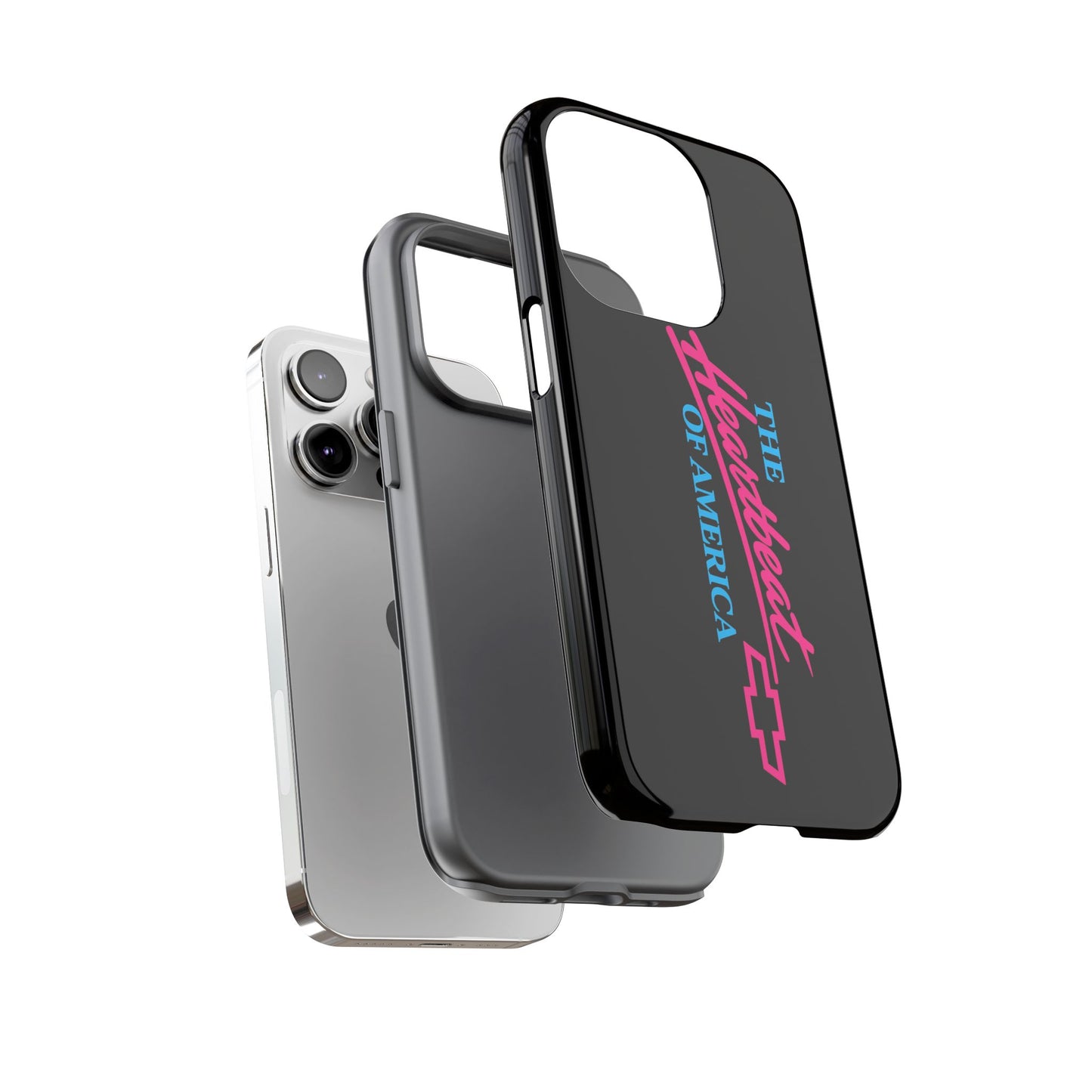 Phone Case — “The Heartbeat of America” Retro Chevy Logo, Slim Protective Cover