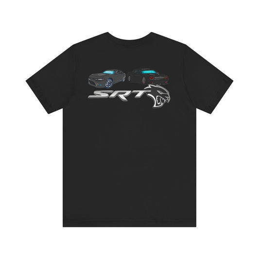 Unisex SRT Dodge Car Graphic Tee – Streetwear T-Shirt for Car Enthusiasts & Mopar Fans