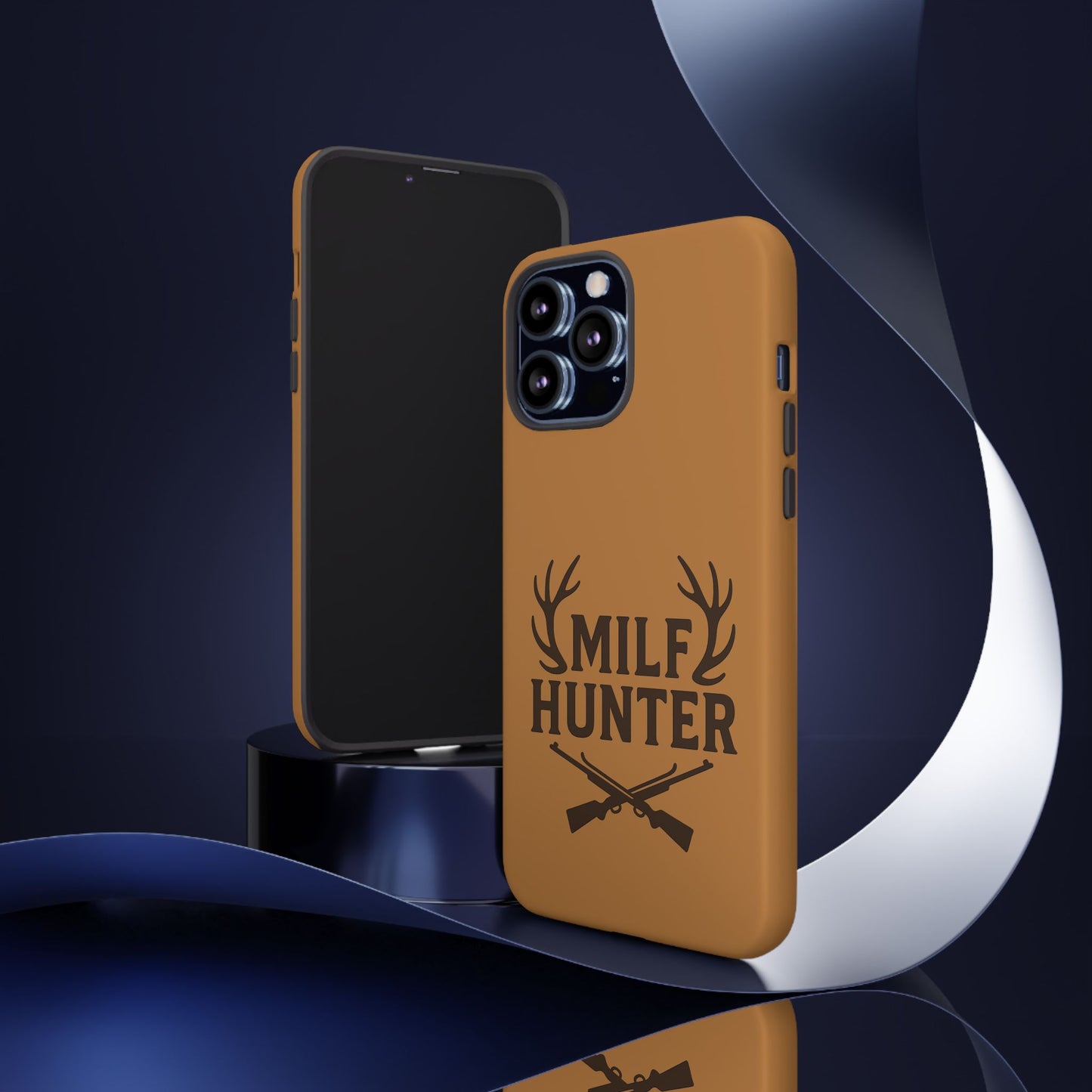 Phone Case, Funny Milf Hunter Design for Tough Cases, Rugged Protective Cover,