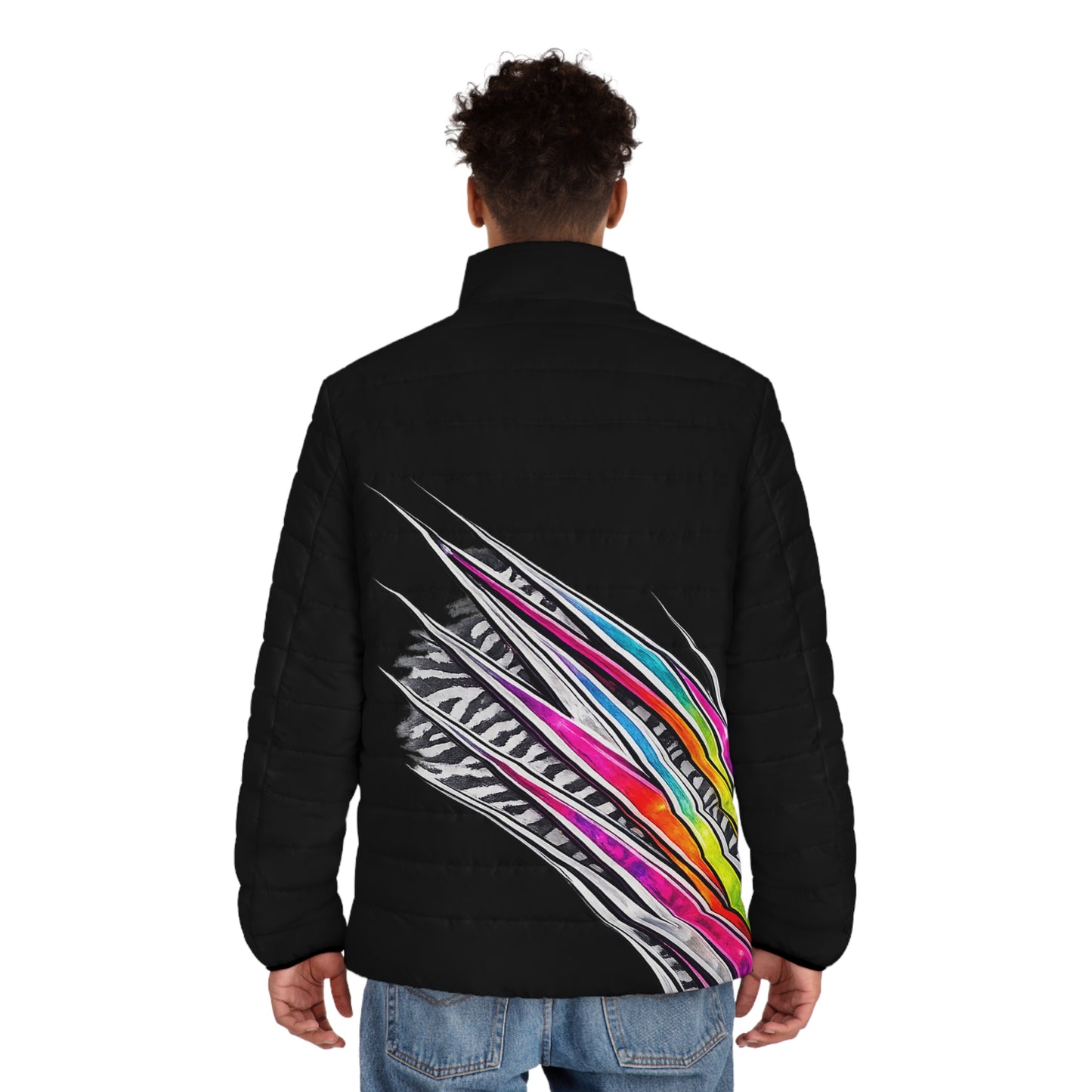 Minitruck Inspired Graphic Puffer Jacket Timeless Trends Lifestyle Outerwear