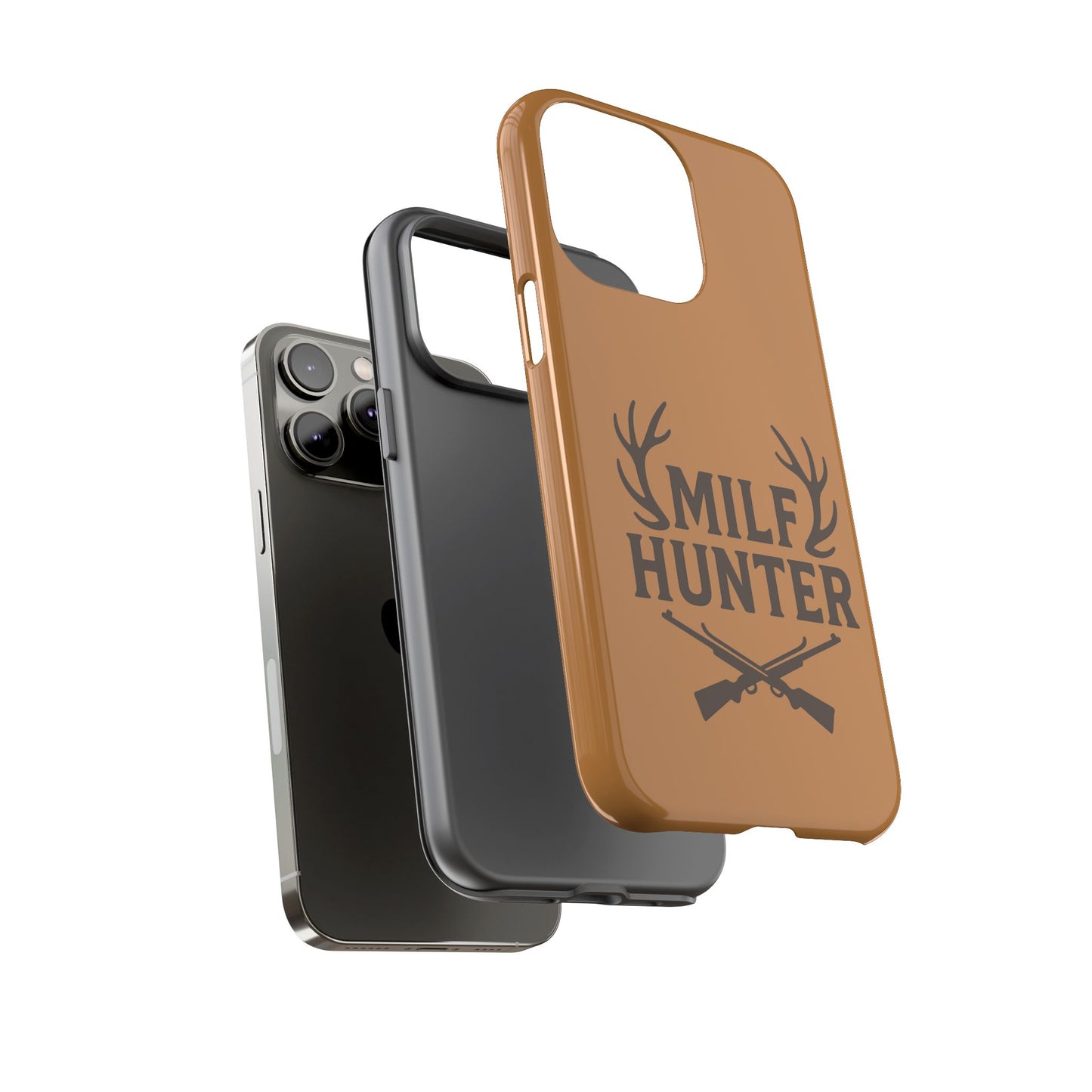 Phone Case, Funny Milf Hunter Design for Tough Cases, Rugged Protective Cover,