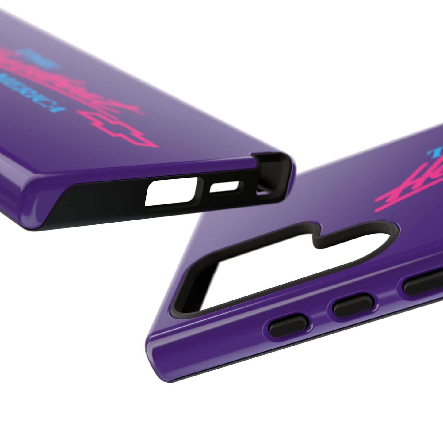 Purple  “The Heartbeat of America” Retro Chevy Logo, Slim Protective Cover