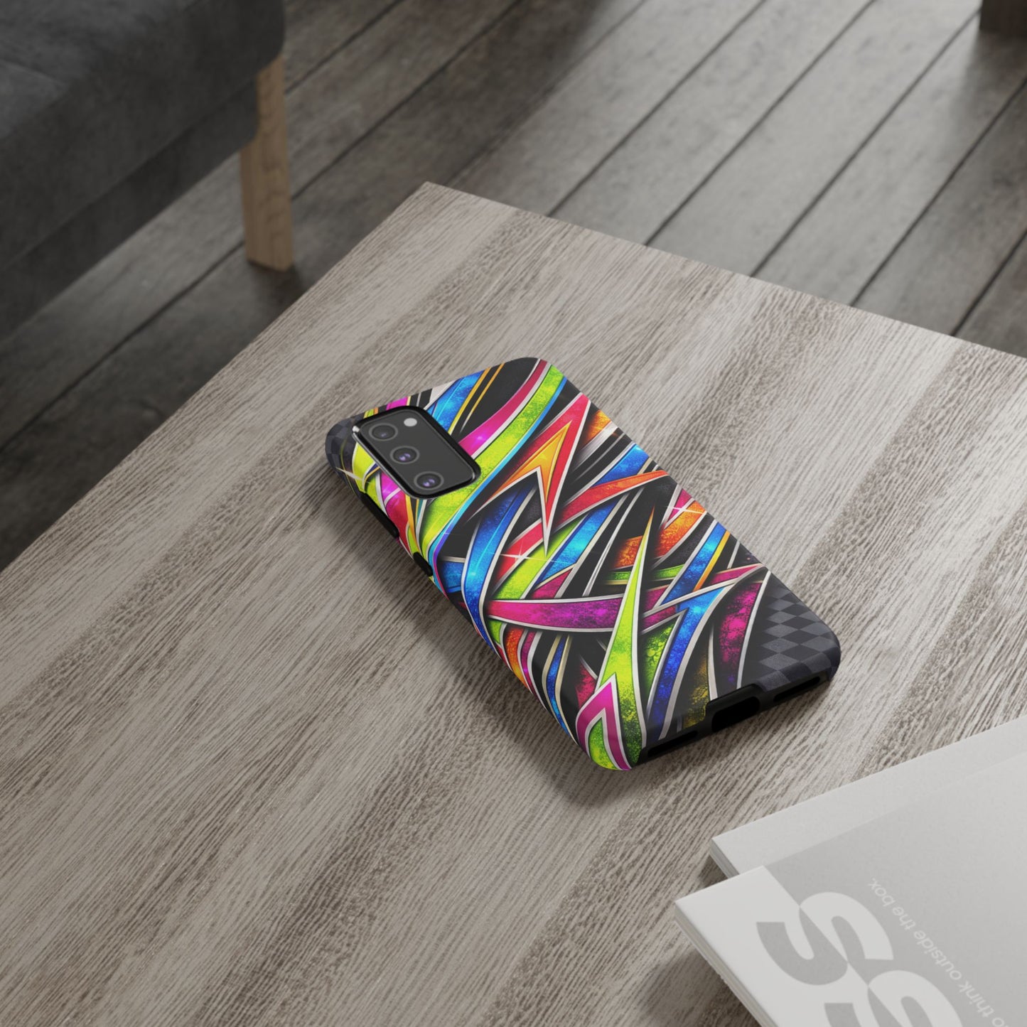 Minitruck Inspired Graphic Tough Phone Case – Impact Resistant