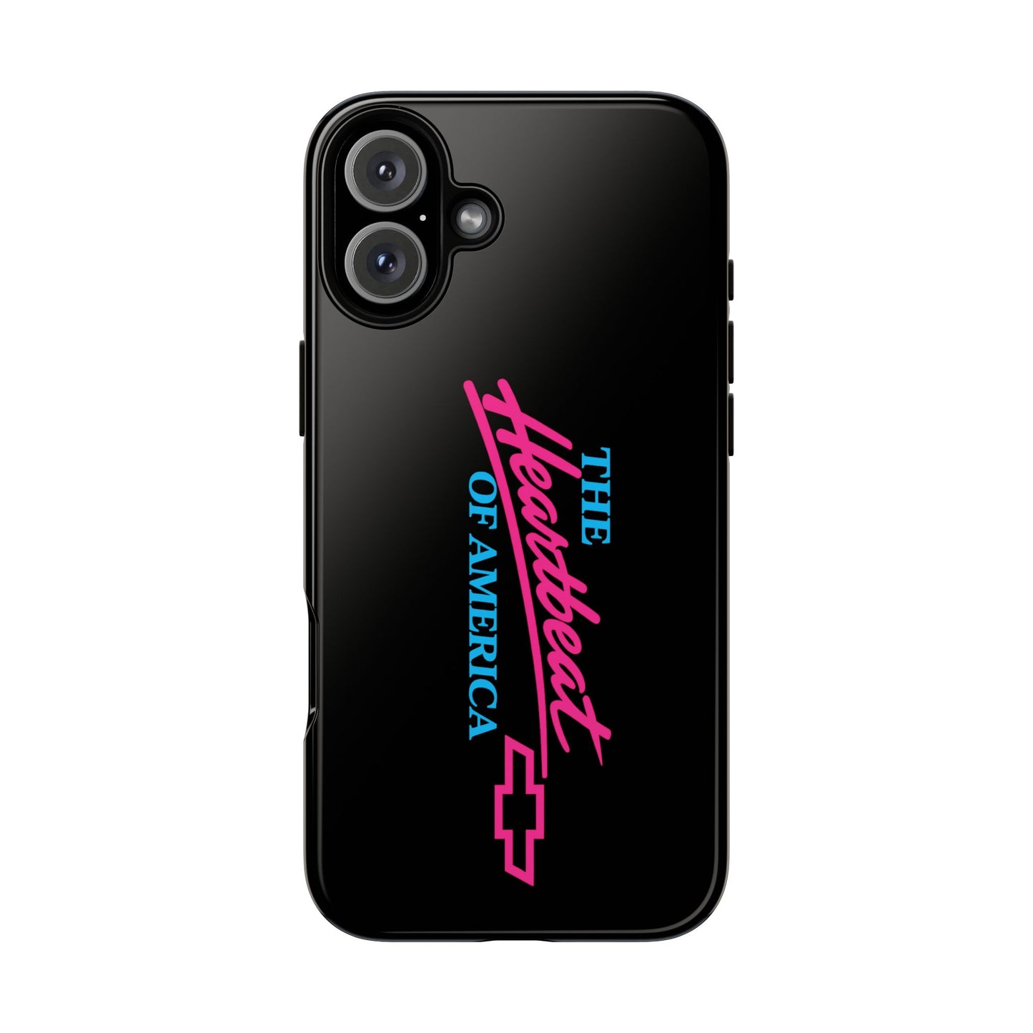 Phone Case — “The Heartbeat of America” Retro Chevy Logo, Slim Protective Cover