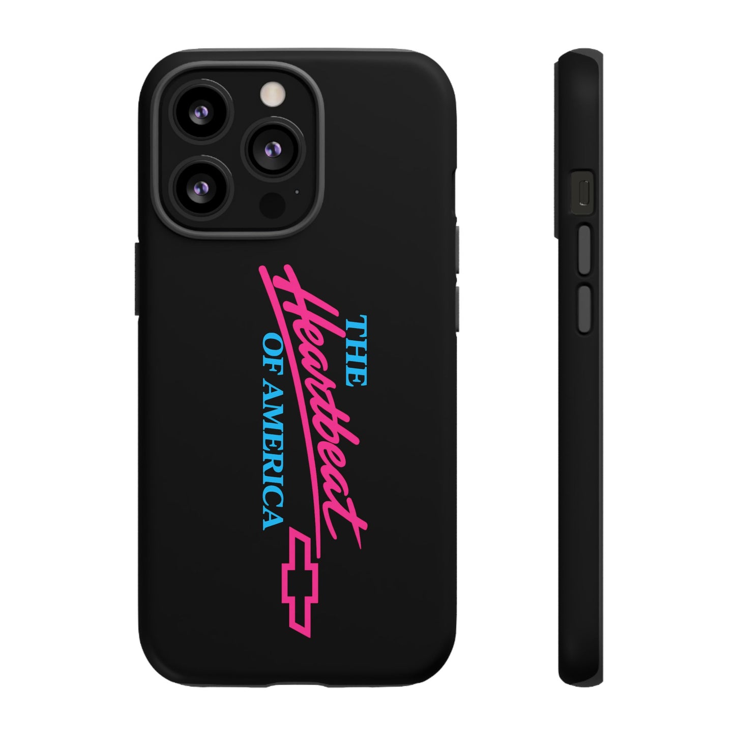 Phone Case — “The Heartbeat of America” Retro Chevy Logo, Slim Protective Cover