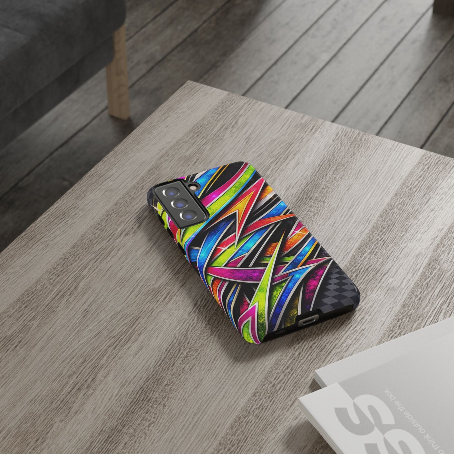 Minitruck Inspired Graphic Tough Phone Case – Impact Resistant