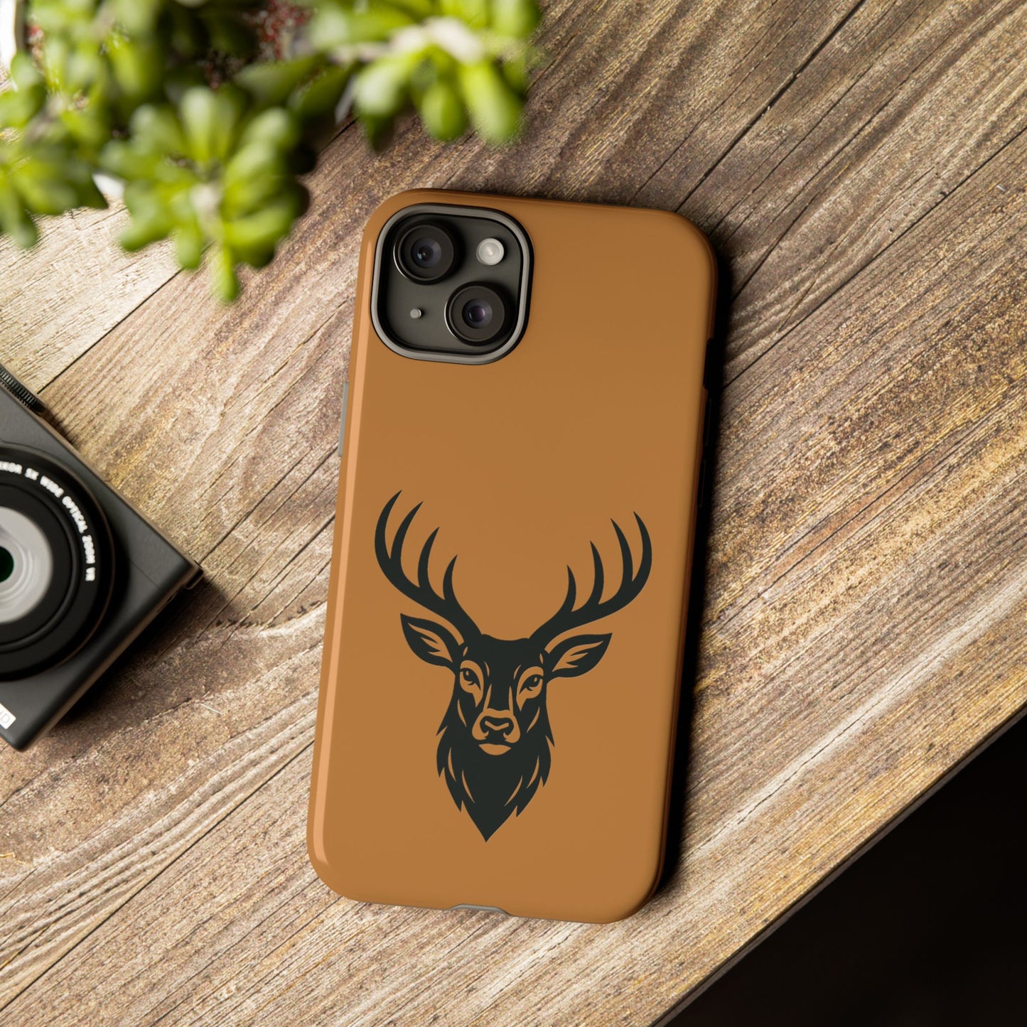 Phone Cases, Deer Buck with Antlers Wildlife Nature Design, Animal Lover Gift,