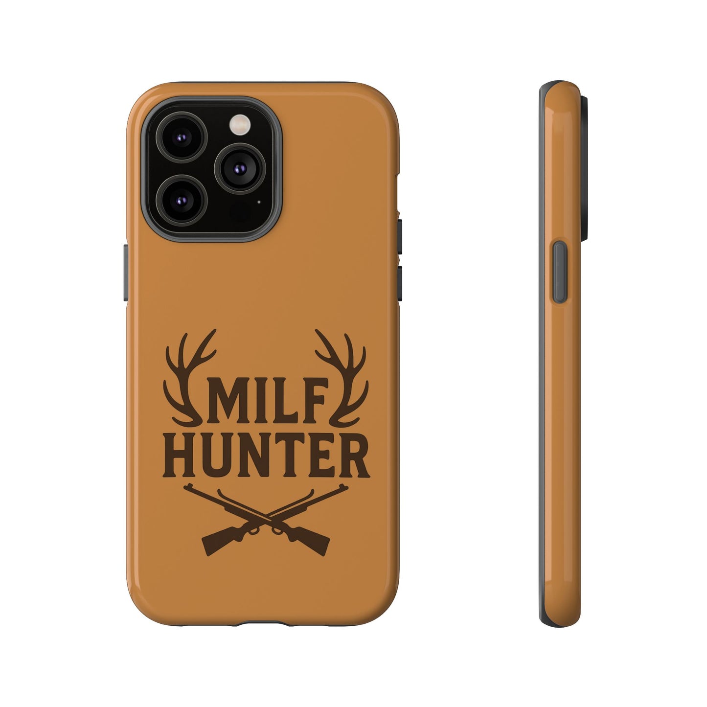 Phone Case, Funny Milf Hunter Design for Tough Cases, Rugged Protective Cover,
