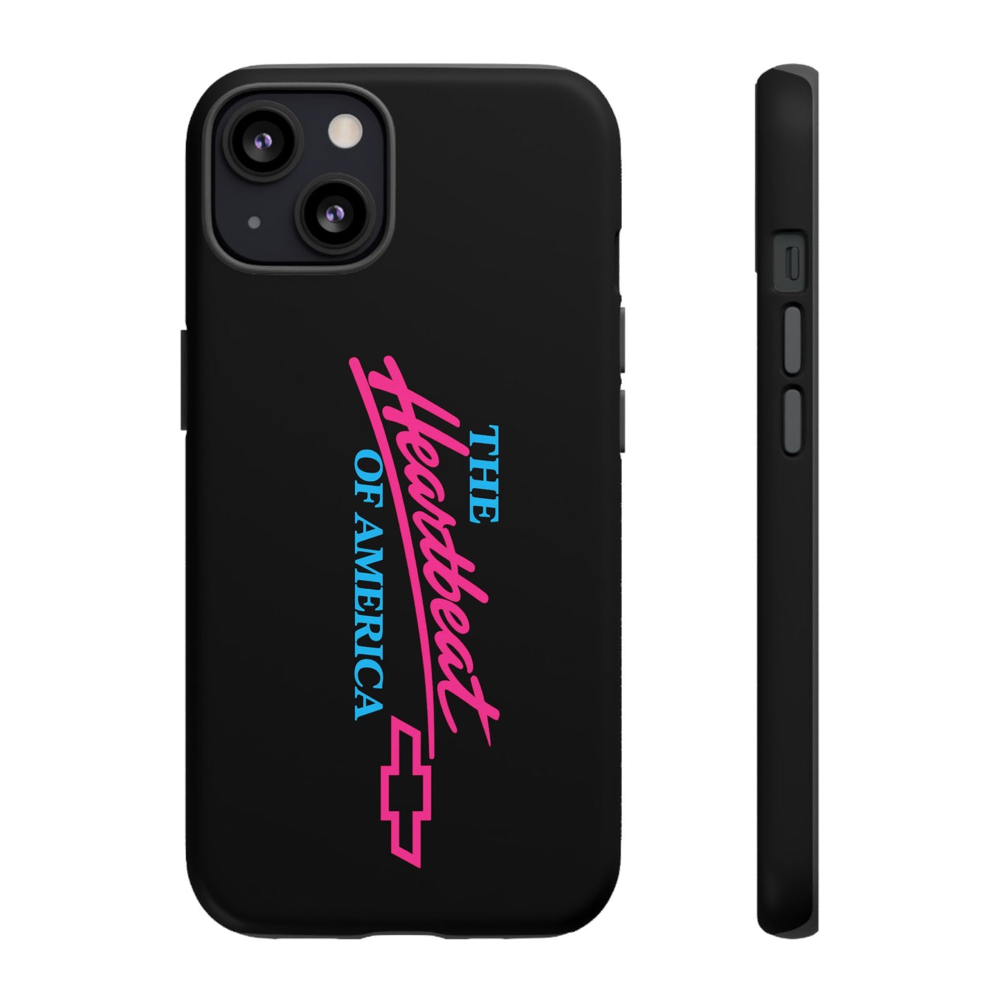 Phone Case — “The Heartbeat of America” Retro Chevy Logo, Slim Protective Cover