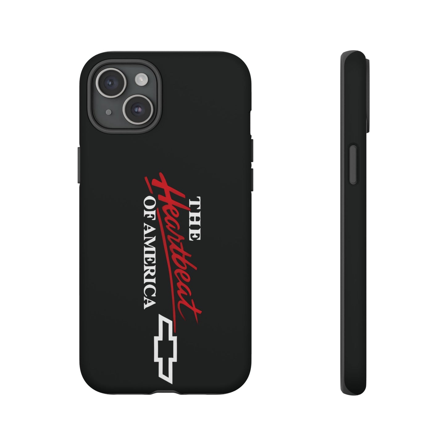 Chevy Phone Case, Tough Cases for Car Lovers, Vintage Style Cover, Heartbeat