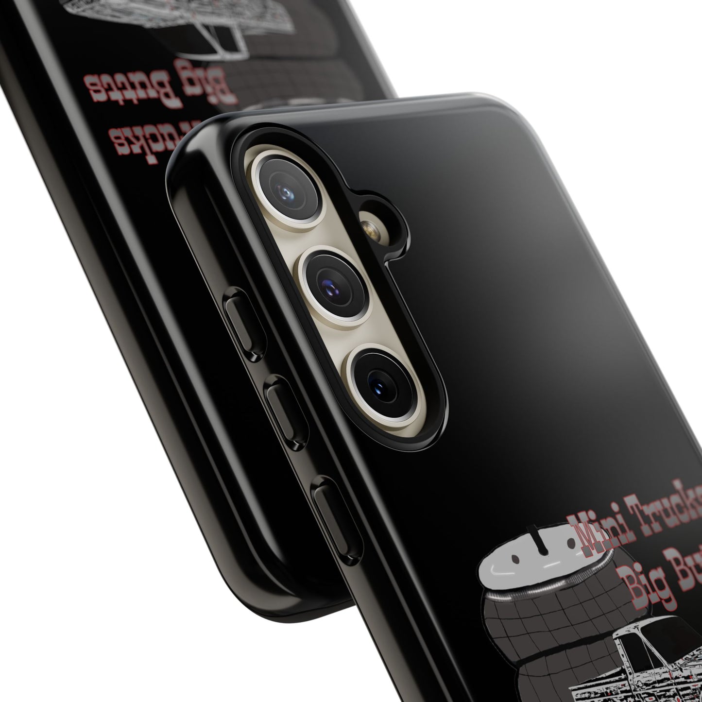 Funny Phone Case - Mini Trucks Big Butts Zero F@cks, Gift for Truck Lovers, Car