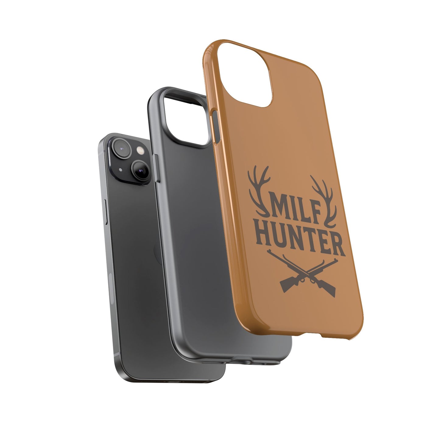 Phone Case, Funny Milf Hunter Design for Tough Cases, Rugged Protective Cover,