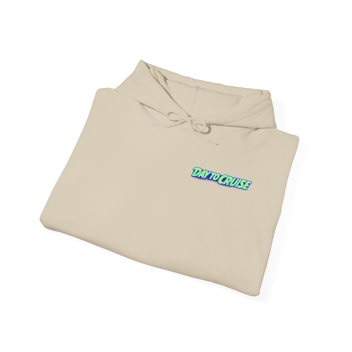 Cruise Night Hoodie — "Day To Cruise" Retro UFO Car Graphic