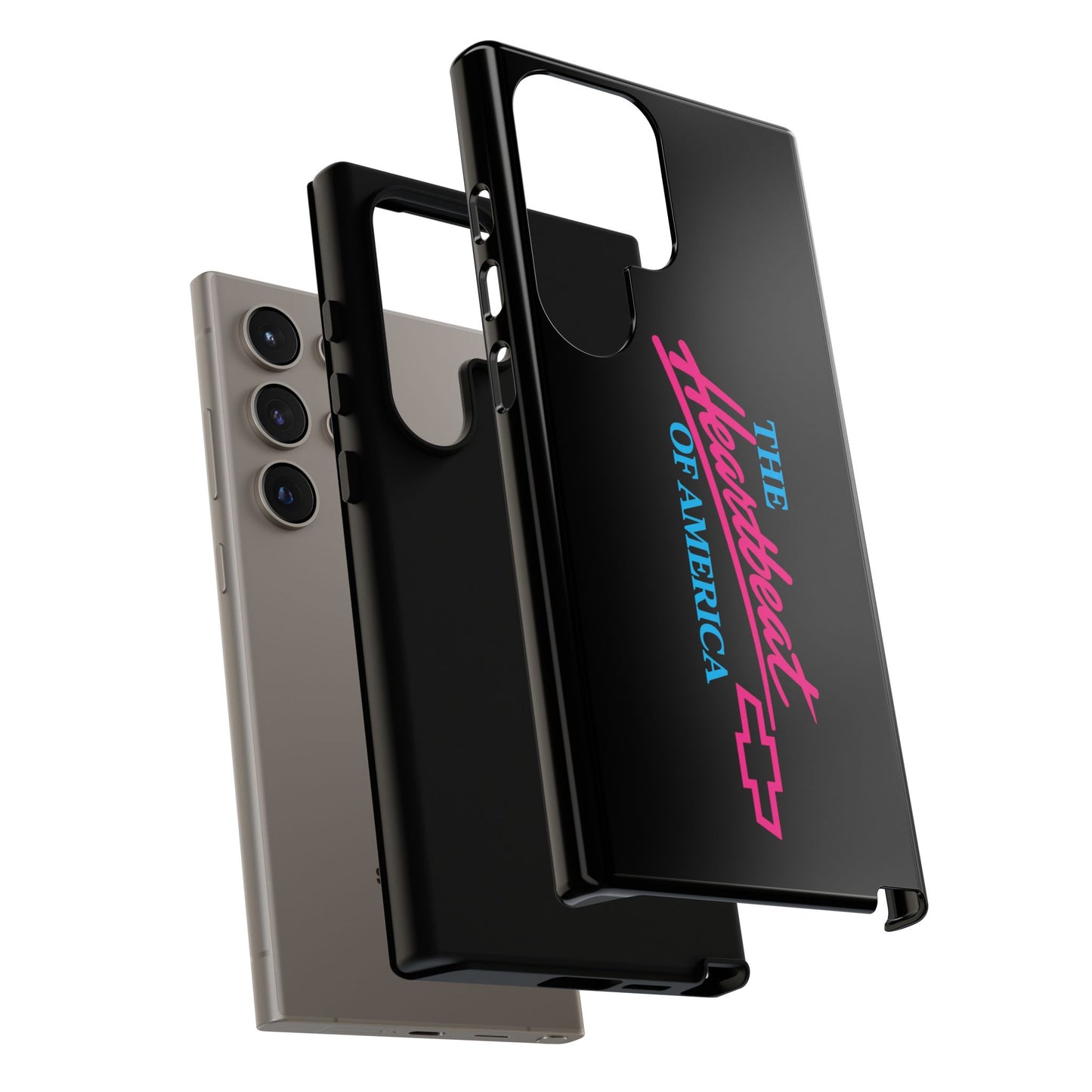 Phone Case — “The Heartbeat of America” Retro Chevy Logo, Slim Protective Cover