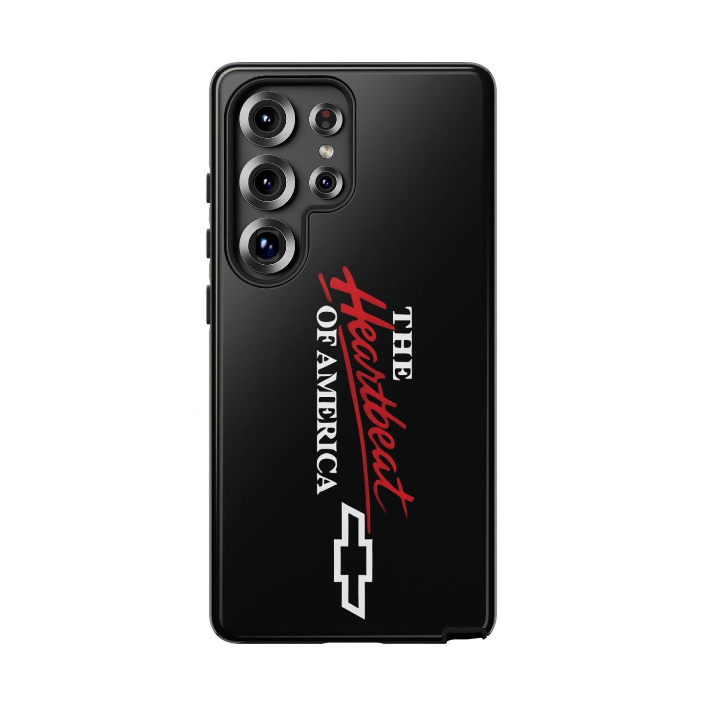 Chevy Phone Case, Tough Cases for Car Lovers, Vintage Style Cover, Heartbeat