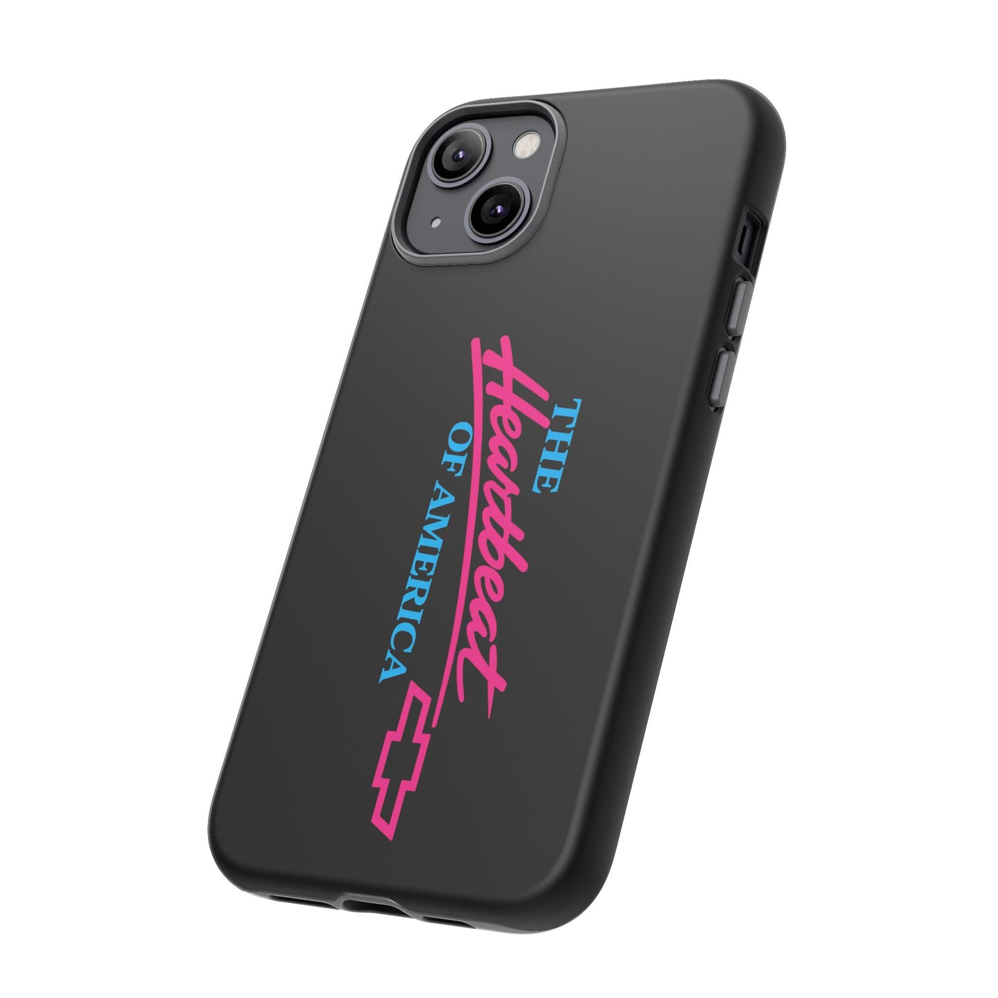 Phone Case — “The Heartbeat of America” Retro Chevy Logo, Slim Protective Cover
