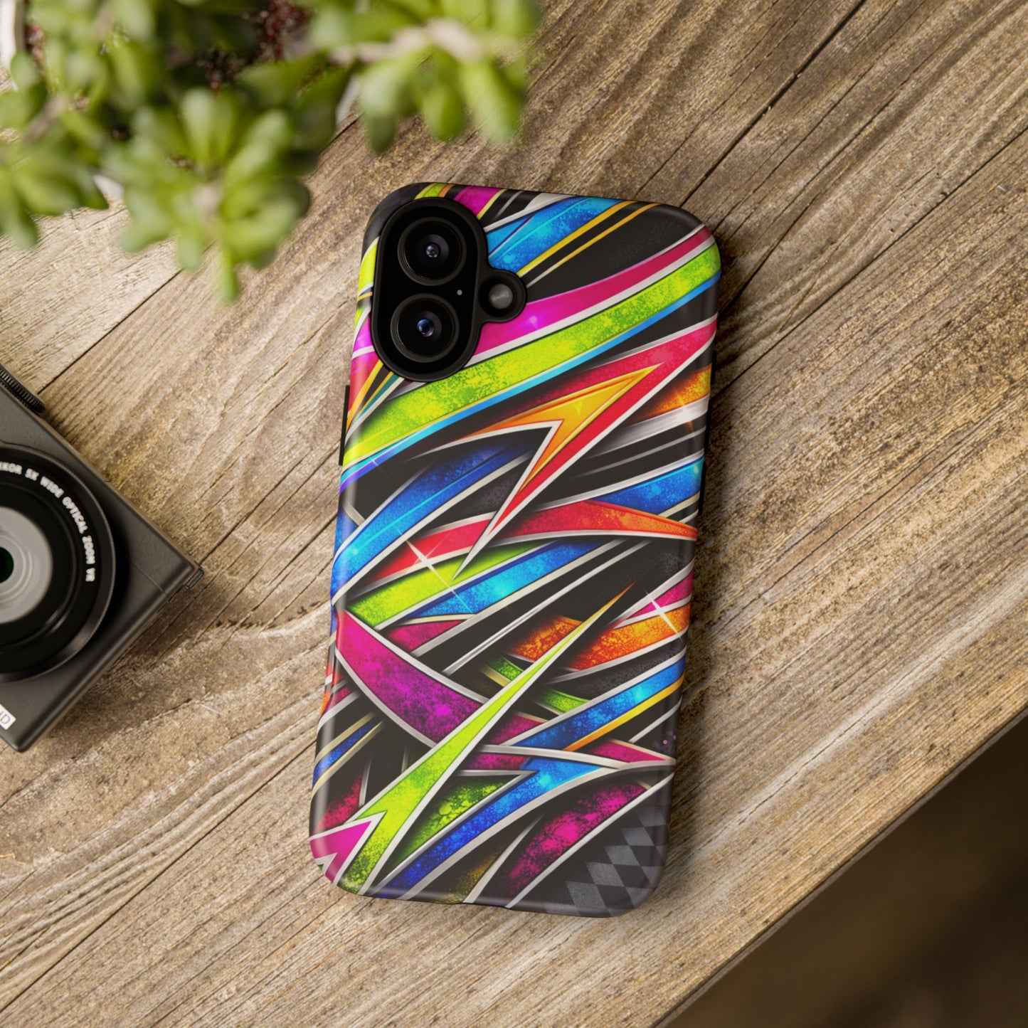Minitruck Inspired Graphic Tough Phone Case – Impact Resistant