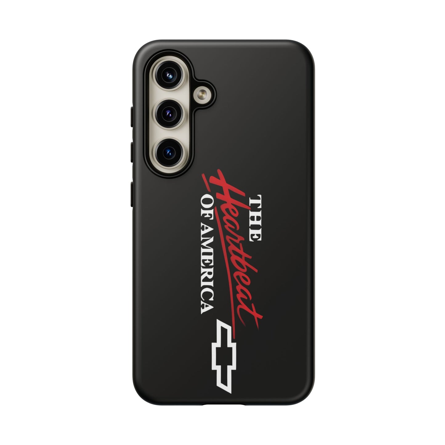 Chevy Phone Case, Tough Cases for Car Lovers, Vintage Style Cover, Heartbeat