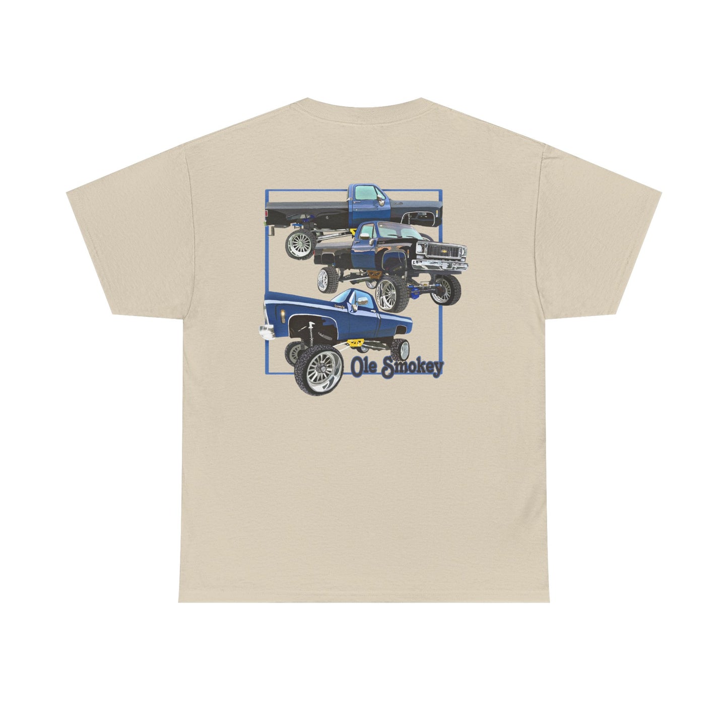 Classic Chevy Truck Tee — Vintage Blue Pickup Graphic Shirt