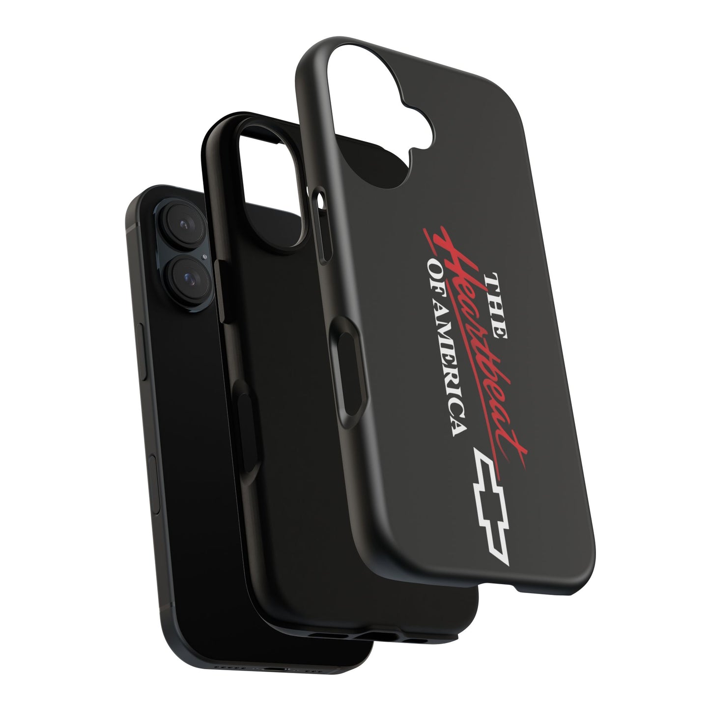 Chevy Phone Case, Tough Cases for Car Lovers, Vintage Style Cover, Heartbeat