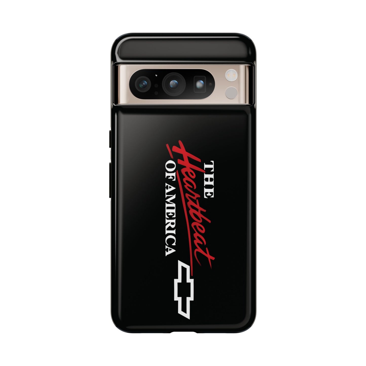 Chevy Phone Case, Tough Cases for Car Lovers, Vintage Style Cover, Heartbeat