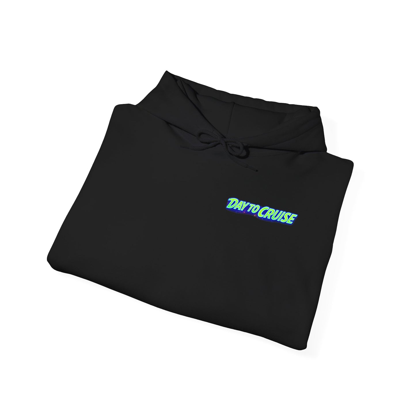 Cruise Night Hoodie — "Day To Cruise" Retro UFO Car Graphic