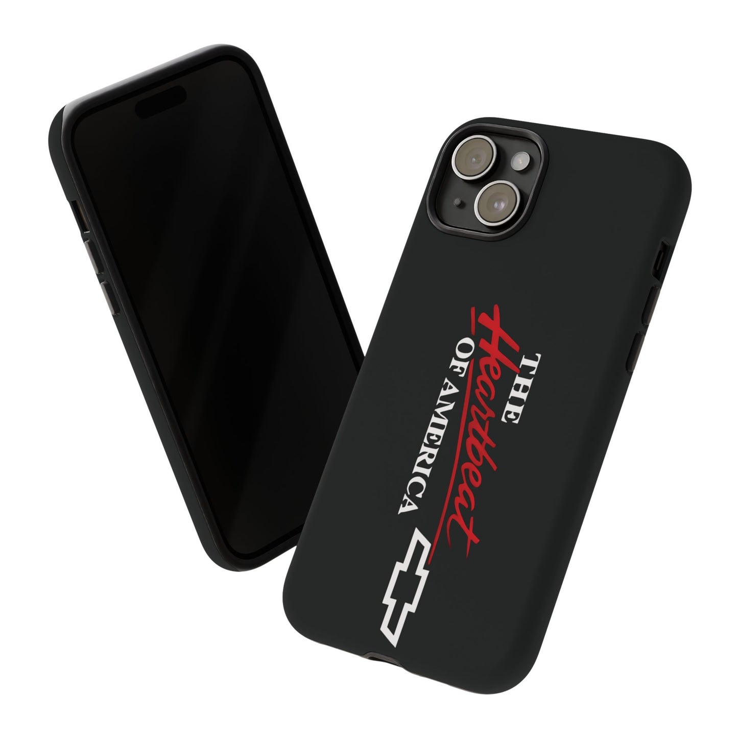 Chevy Phone Case, Tough Cases for Car Lovers, Vintage Style Cover, Heartbeat