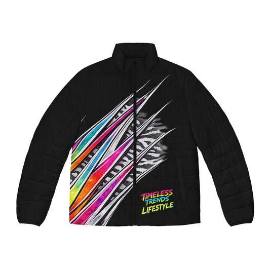 Minitruck Inspired Graphic Puffer Jacket Timeless Trends Lifestyle Outerwear