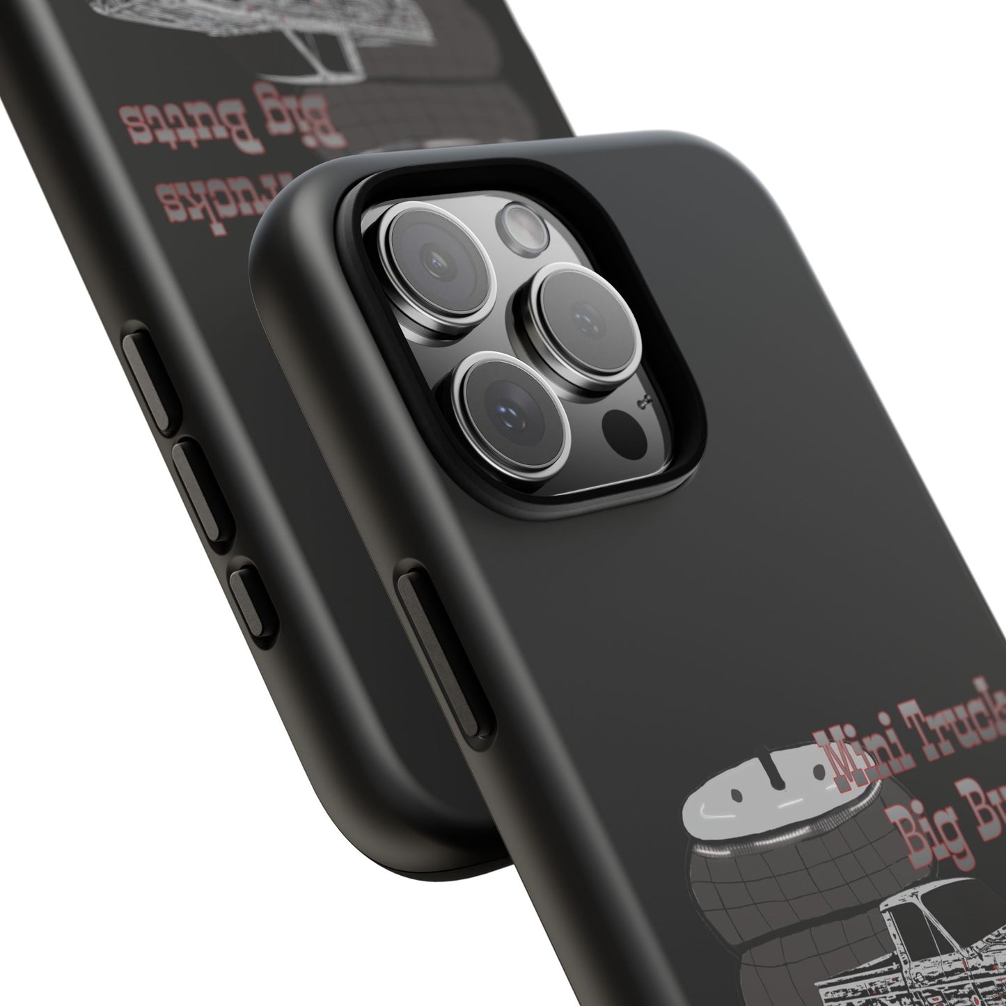 Funny Phone Case - Mini Trucks Big Butts Zero F@cks, Gift for Truck Lovers, Car