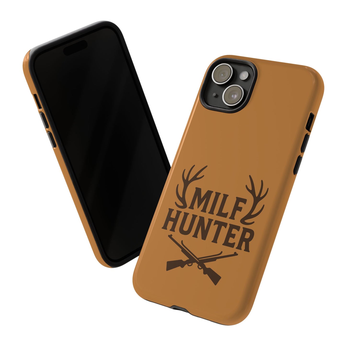 Phone Case, Funny Milf Hunter Design for Tough Cases, Rugged Protective Cover,
