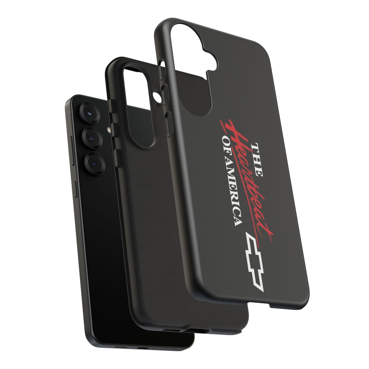 Chevy Phone Case, Tough Cases for Car Lovers, Vintage Style Cover, Heartbeat